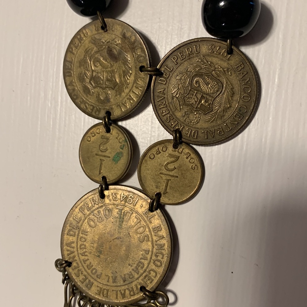 Vintage Peruvian Tribal Necklace